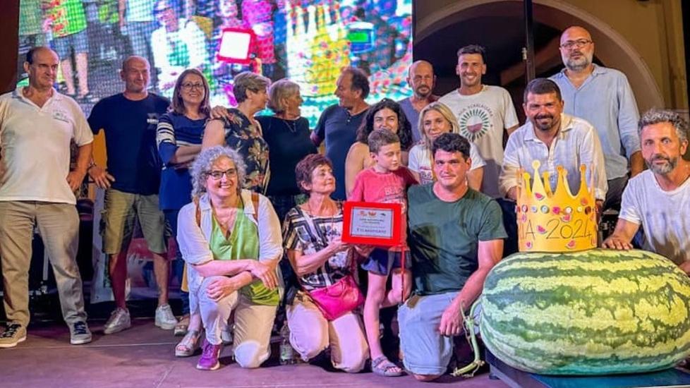 Novellara, Miss Anguria pesa 124,10 chili. Sul podio “Casotto Scarlassara”