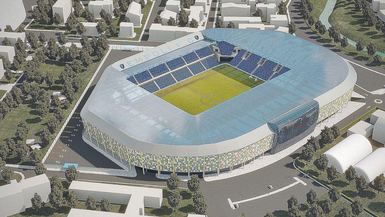 Il progetto del nuovo stadio Carlo Castellani