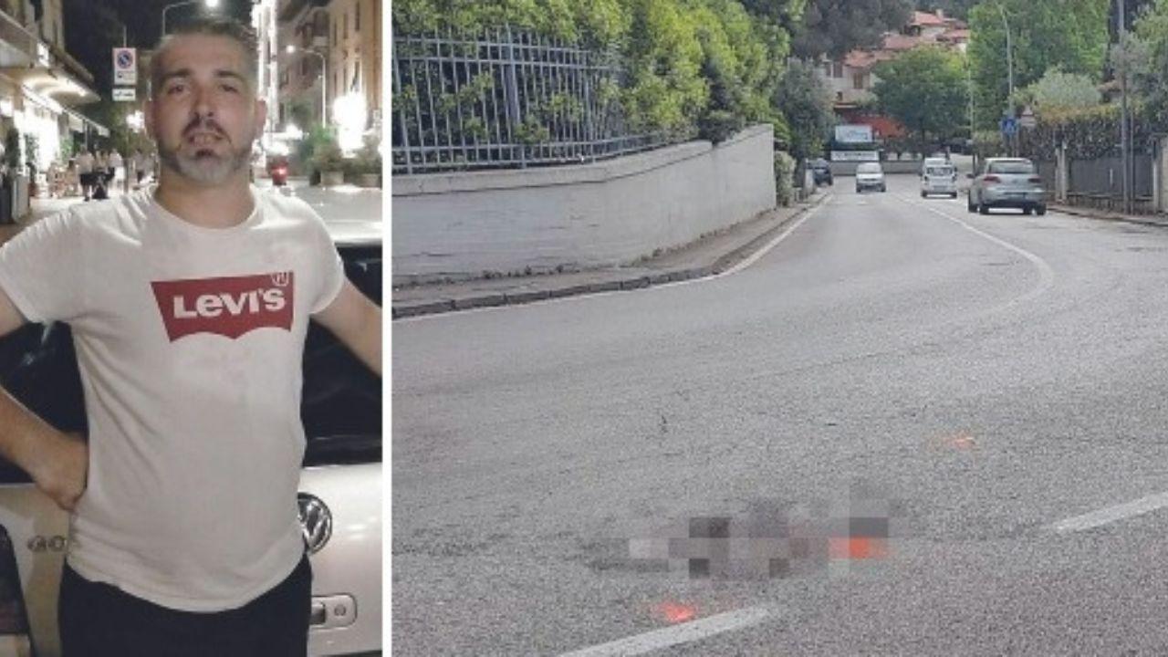 Simone Spinosi e il luogo dell'incidente