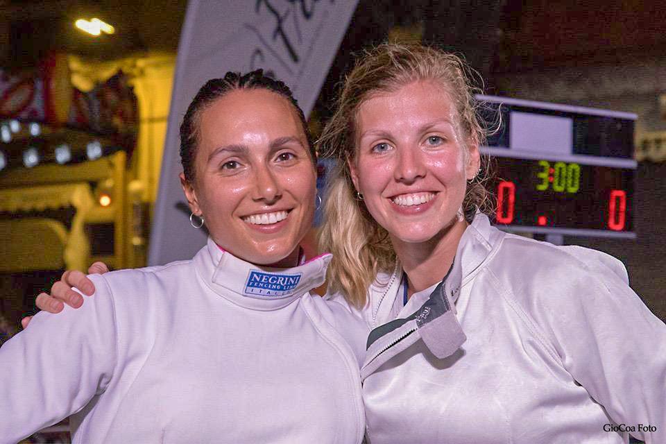 Aurianne Mallo-Breton insieme a Marta Ferrari