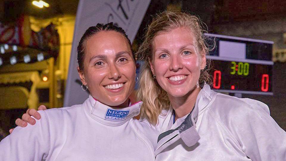 Aurianne Mallo-Breton insieme a Marta Ferrari