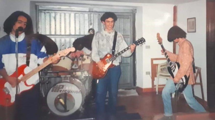 La band olbiese degli Elle nella metà degli anni Novanta