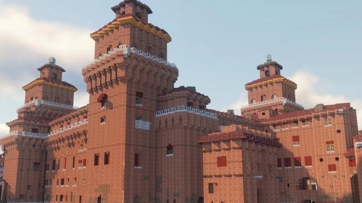 Ferrara a mattoncini, adesso la città è su Minecraft