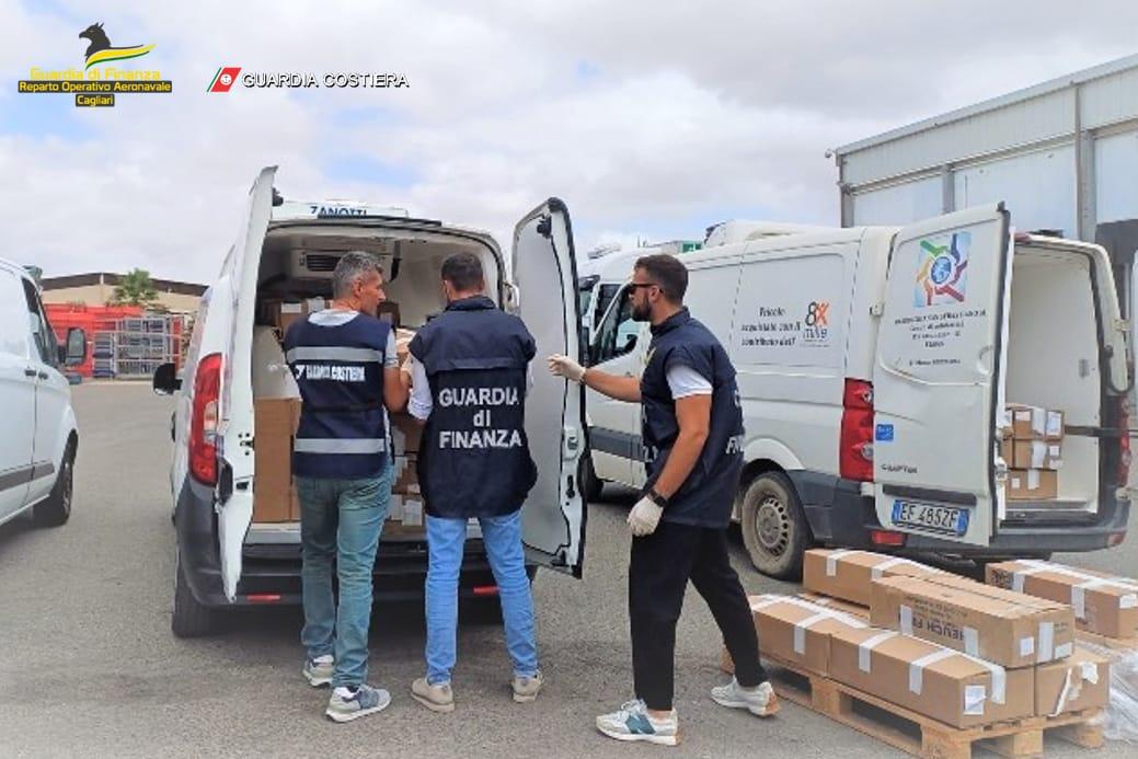 Cagliari, sequestrate 108 tonnellate di pesce non tracciato