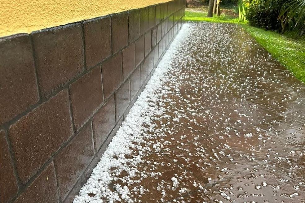 Ferrara, pioggia e grandine