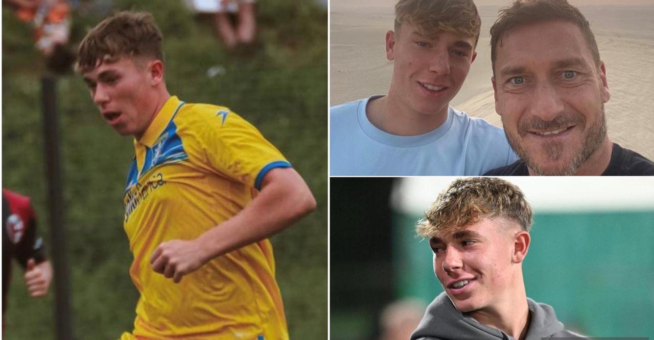 Cristian Totti firma per l’Olbia, attesa per l’arrivo del figlio del “Pupone”