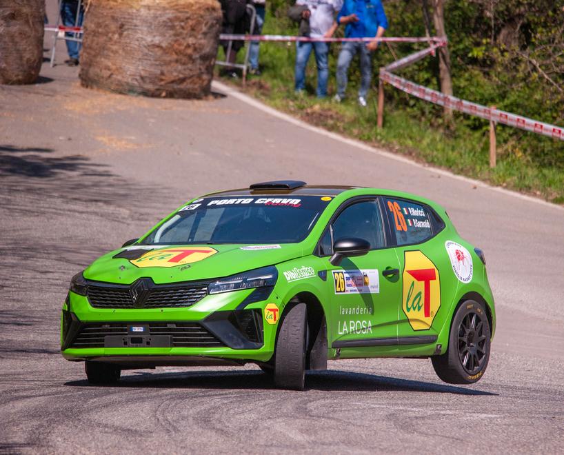 La Renault Clio Rally4 di Moricci e Garavaldi