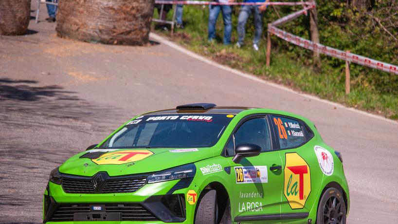 La Renault Clio Rally4 di Moricci e Garavaldi