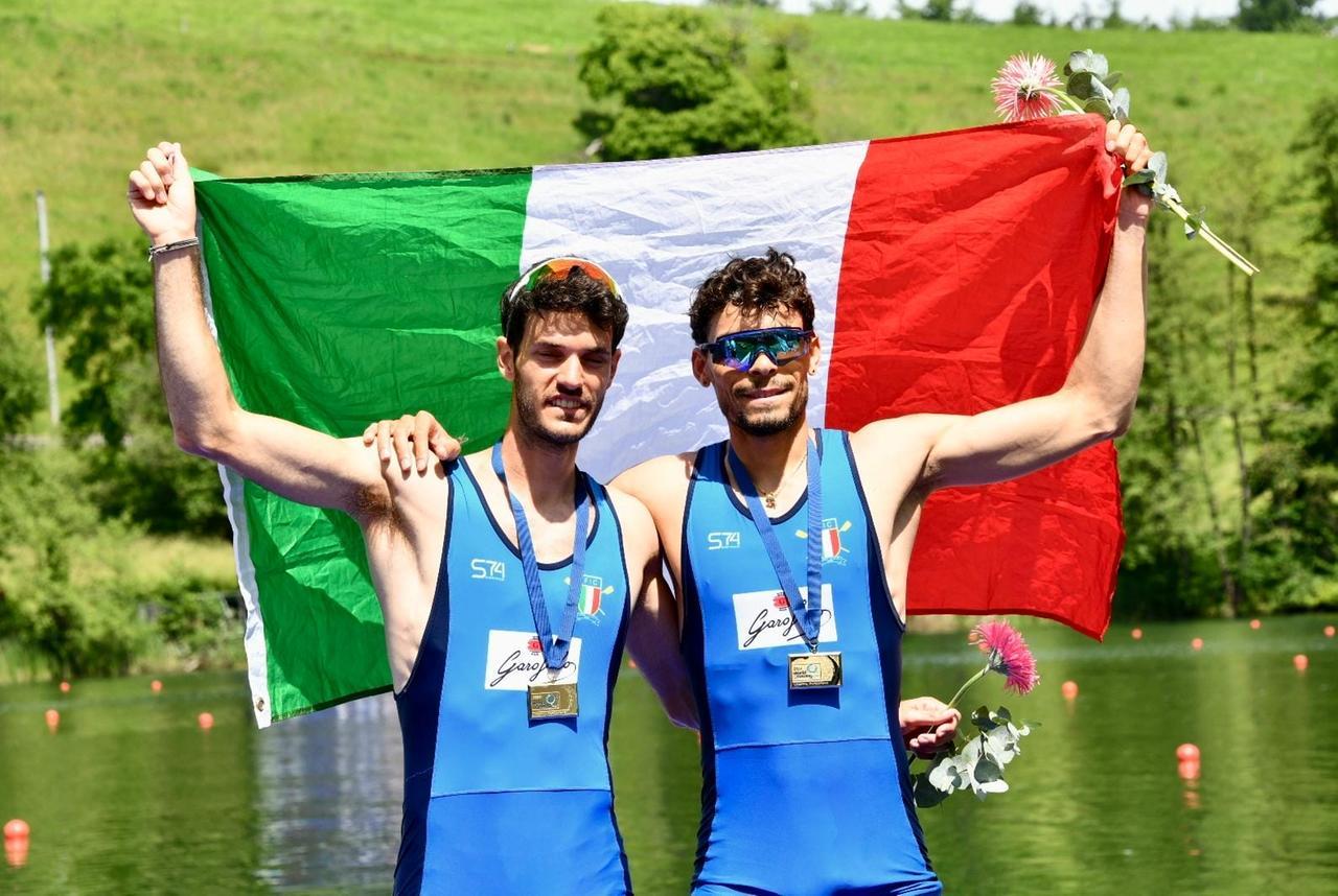 
	Stefano Oppo a sinistra con Gabriel Soares (archivio)

