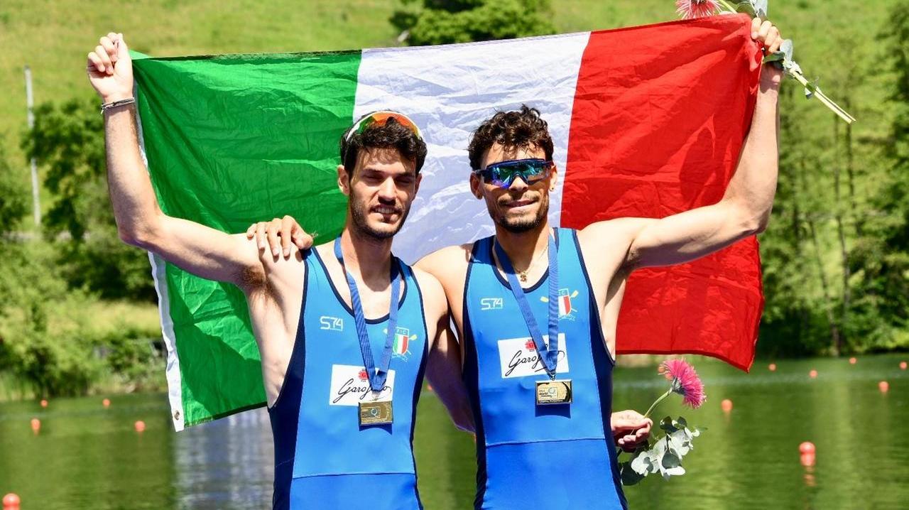 Stefano Oppo a sinistra con Gabriel Soares (archivio)
