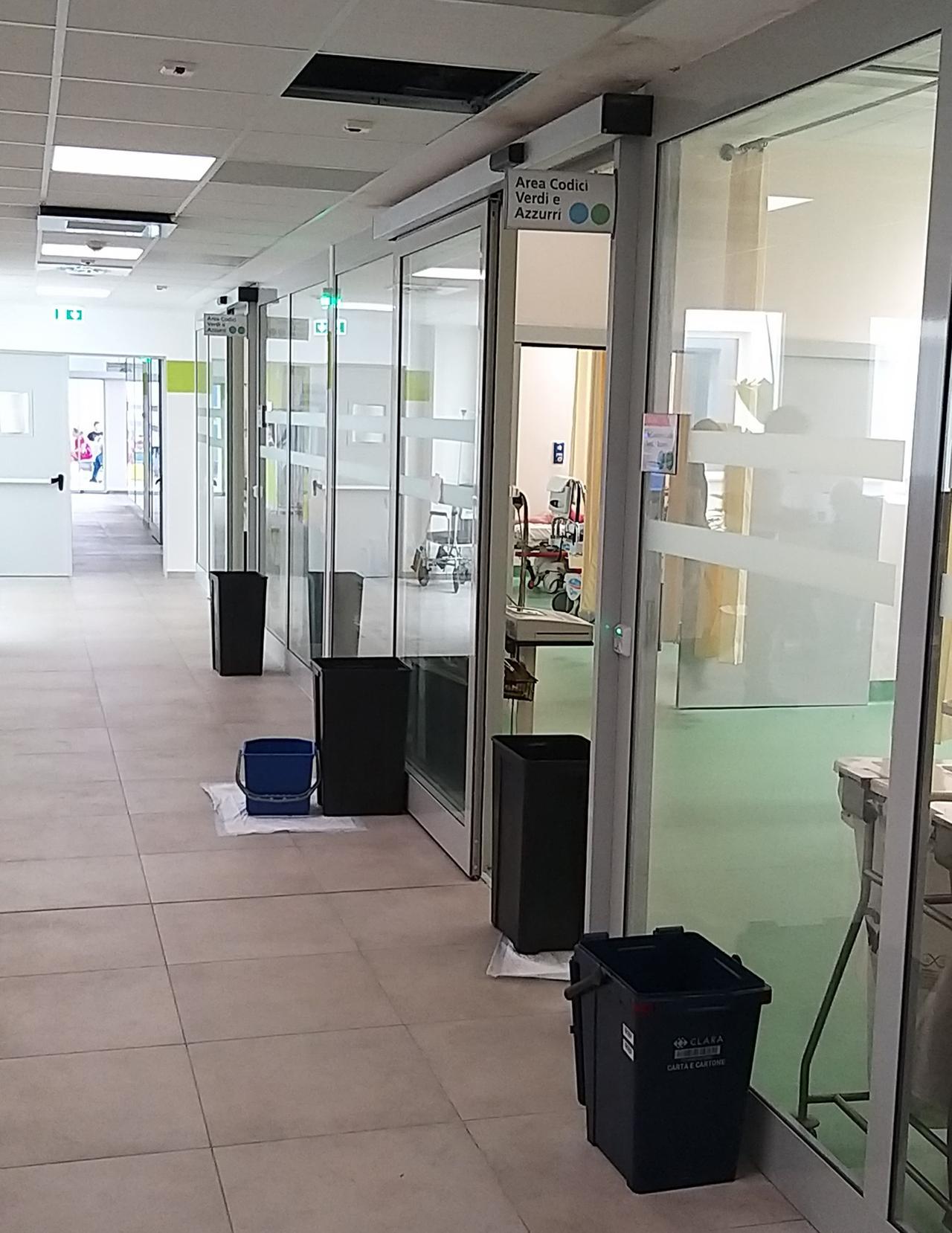 Lagosanto, infiltrazioni dal soffitto all’ospedale del Delta