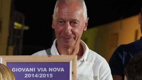 Il patron dei Giovani Via Nova Osvaldo Romani, che insieme agli altri componenti della società ha ufficializzato l’organigramma tecnico