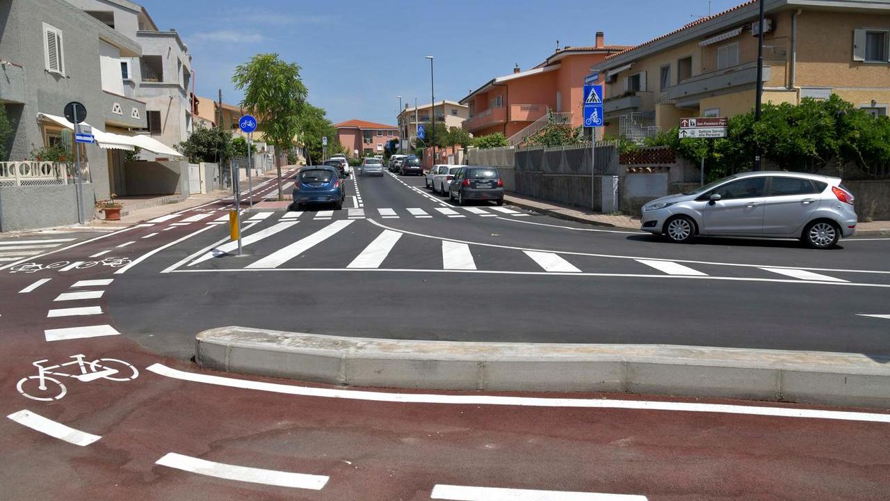 La riqualificazione di via Mestre (foto Vanna Sanna)