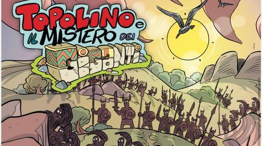 I Giganti di Mont ’e Prama finiscono su Topolino con le firme di Bruno Enna e Luca Usai