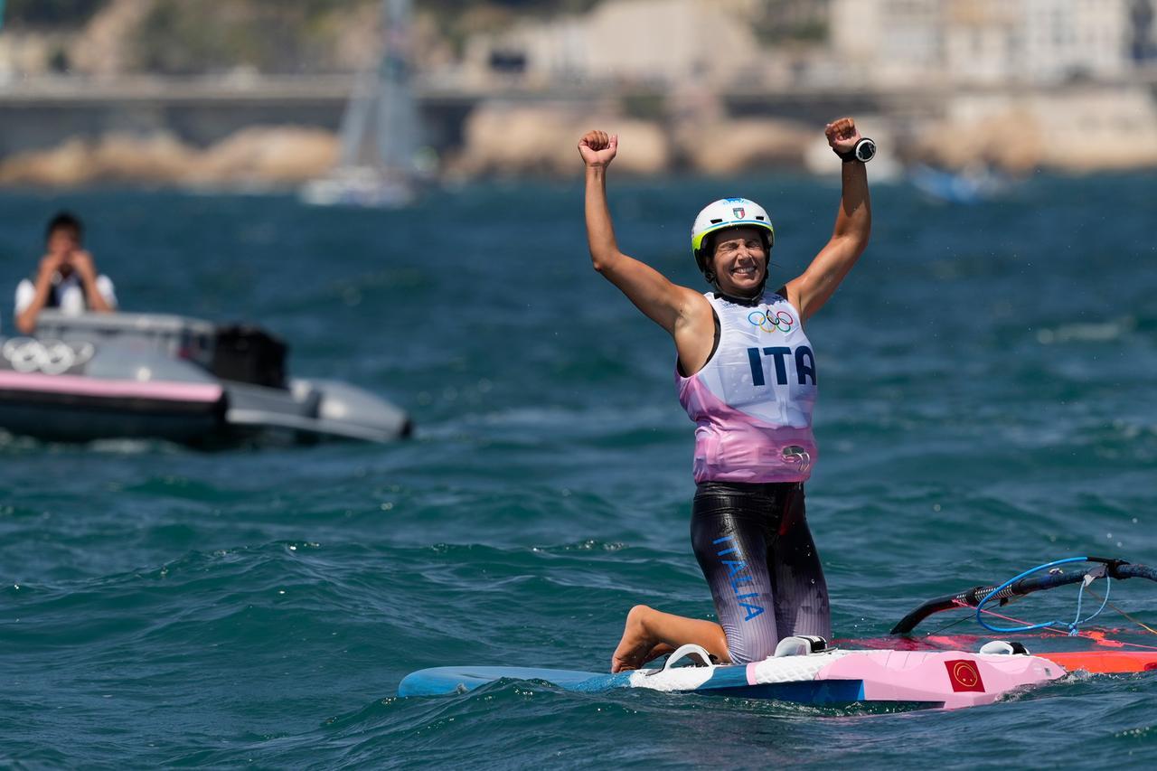 Olimpiadi, oro nel windsurf con Marta Maggetti