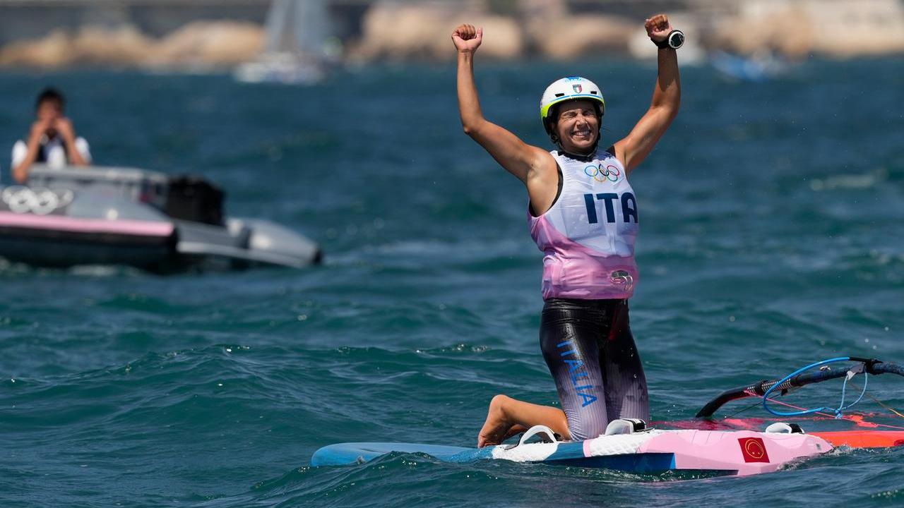 Olimpiadi, oro nel windsurf con Marta Maggetti