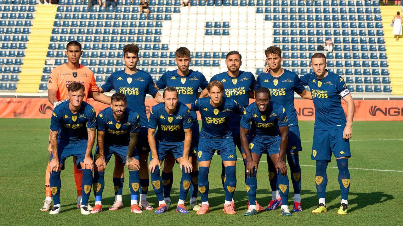 La formazione iniziale dell'Empoli (Foto Juri Autovino)