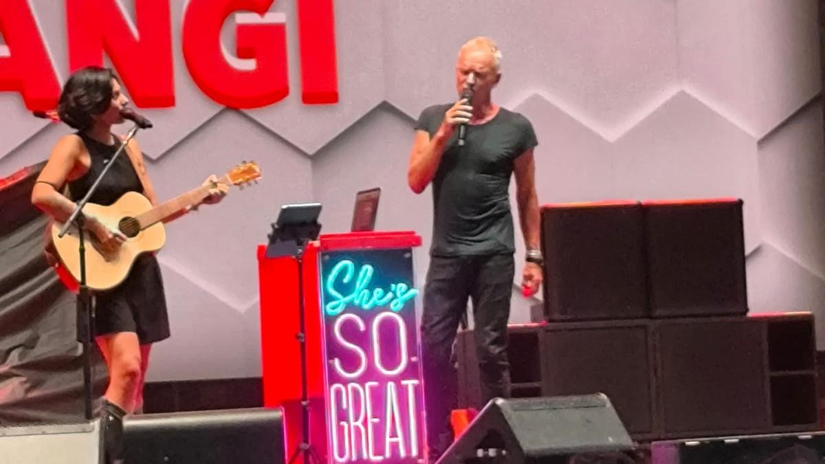 Sting incanta il pubblico di Pula
