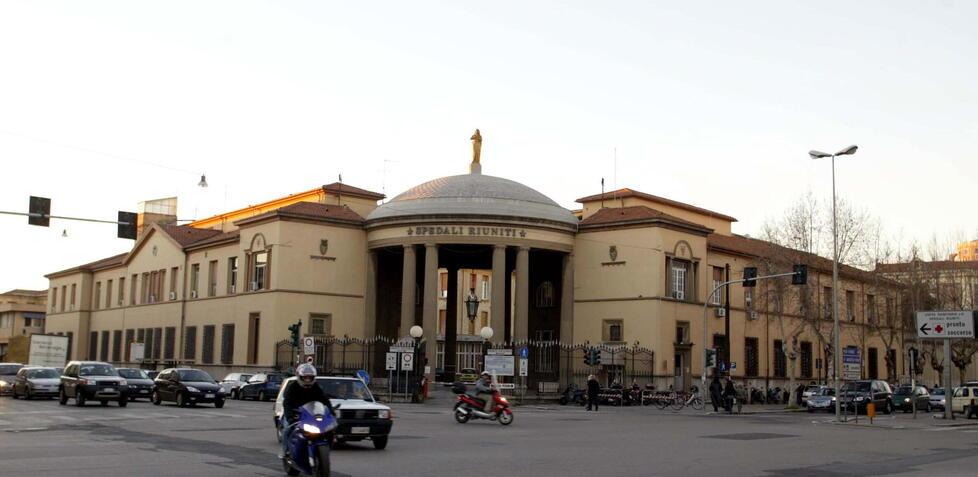 Entrata dell'ospedale di Livorno