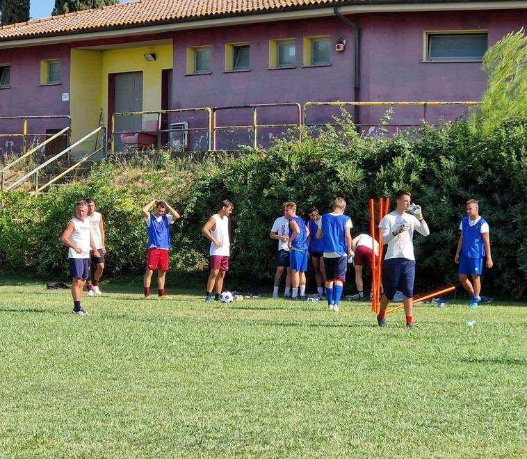 allenamenti del Bibbona al campo del Mandorlo