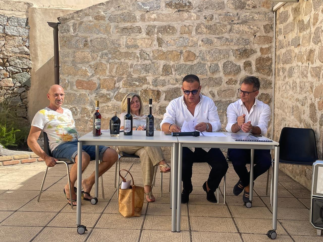 
	Da sinistra Inzaina, Suelzu, Sanna e Pinducciu

