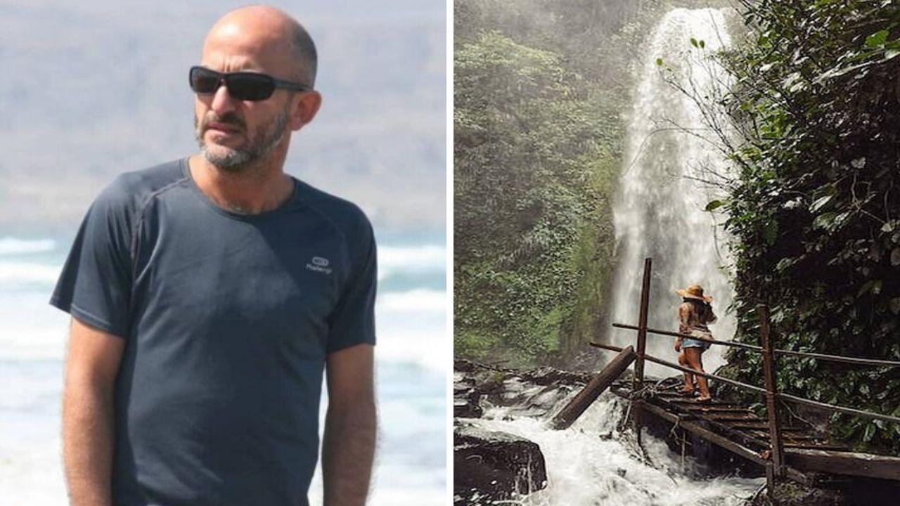 A sinistra il 49enne morto in vacanza a Bali