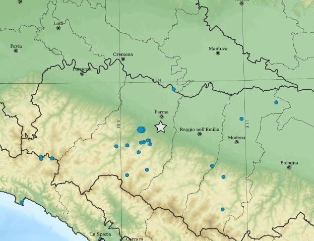 Terremoto di magnitudo 3 a Parma, sentito anche nel Reggiano