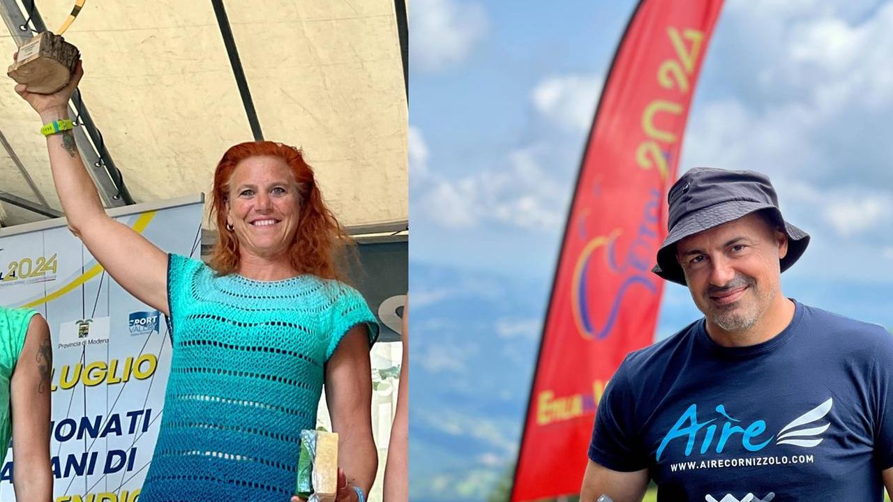 Sestola, ecco i campioni italiani di parapendio