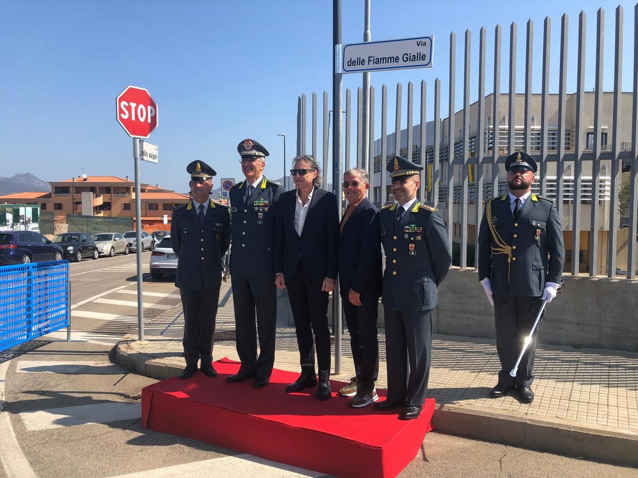 Olbia, dedicata una via alle Fiamme Gialle
