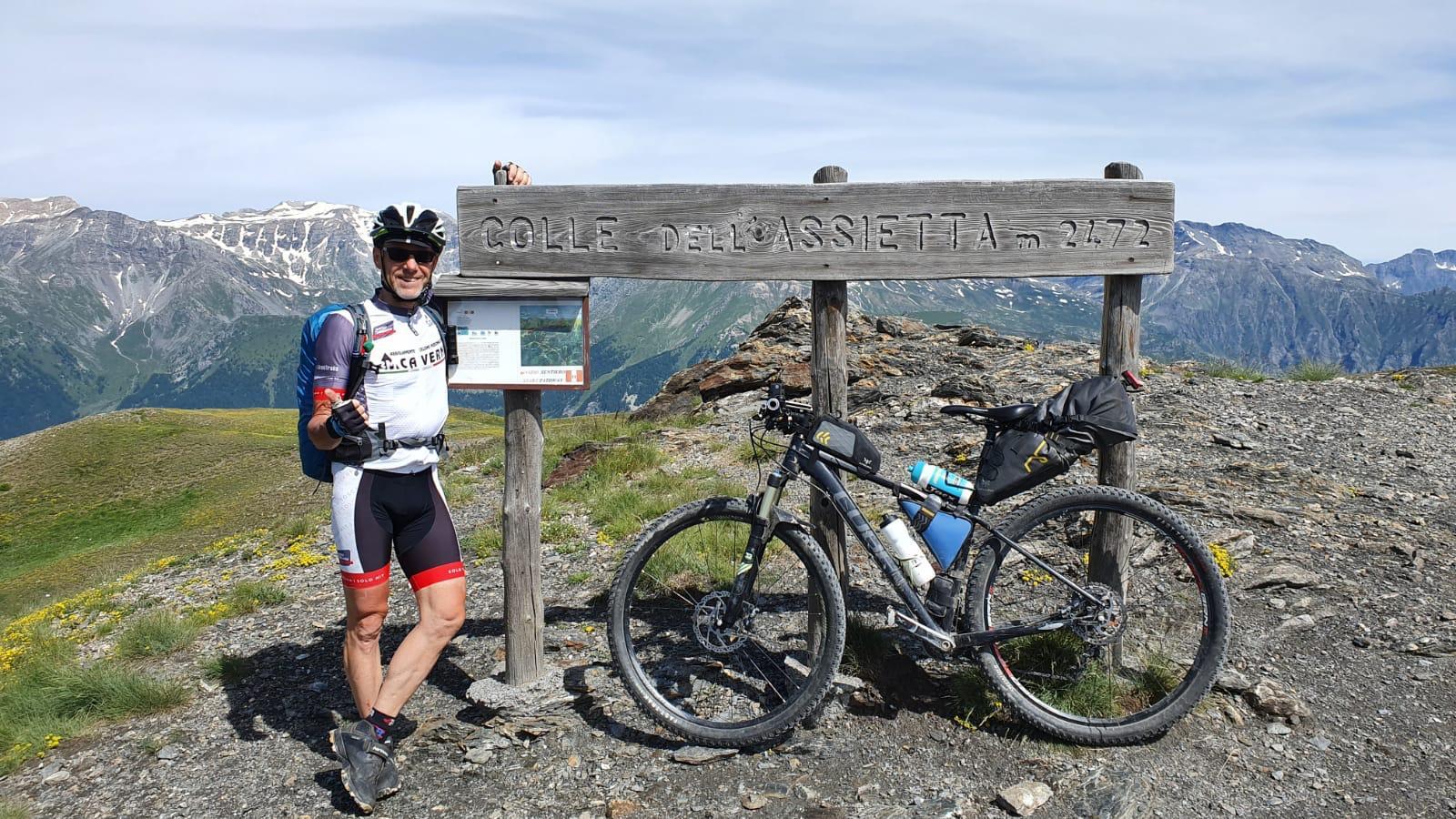 Dimitri Pierattini sulle Alpi