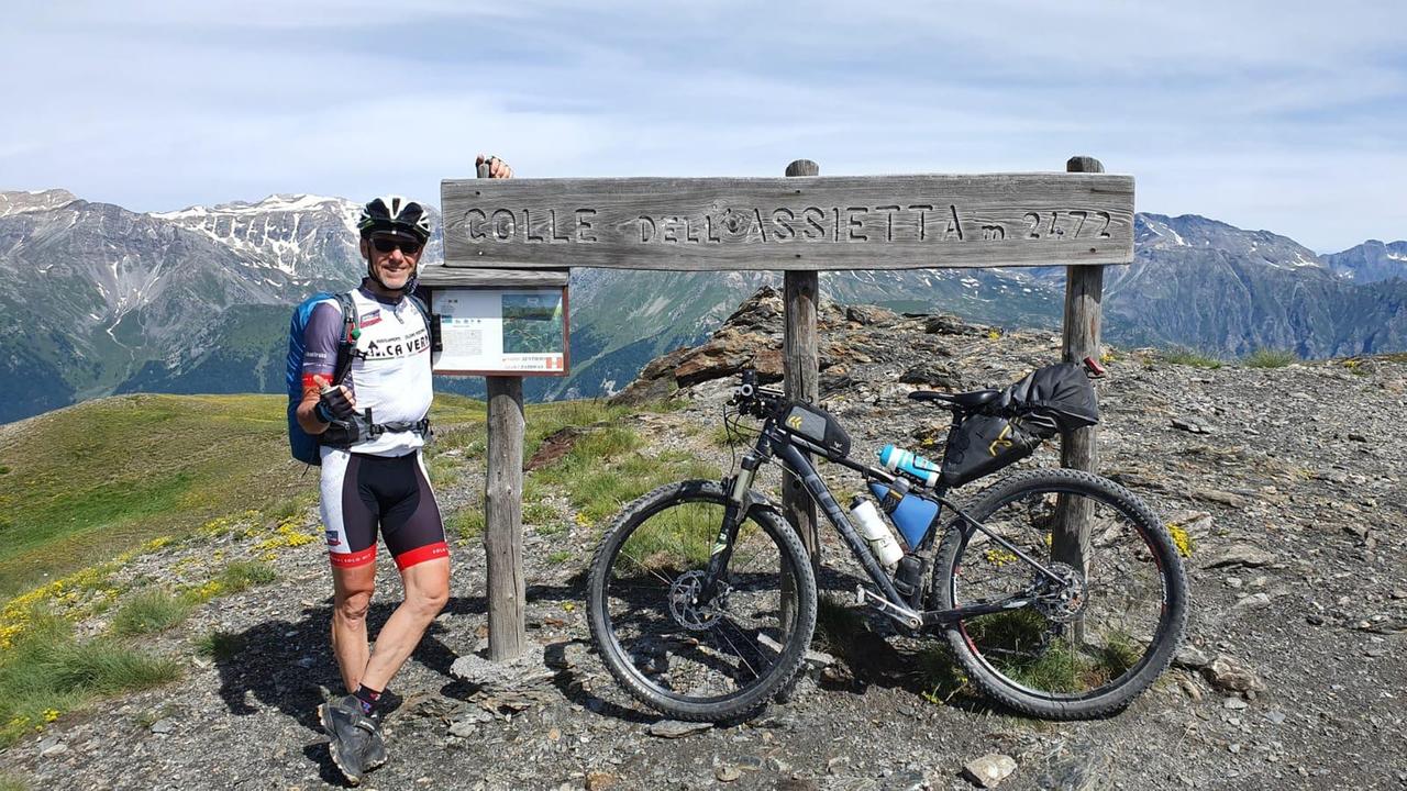 Dimitri Pierattini sulle Alpi