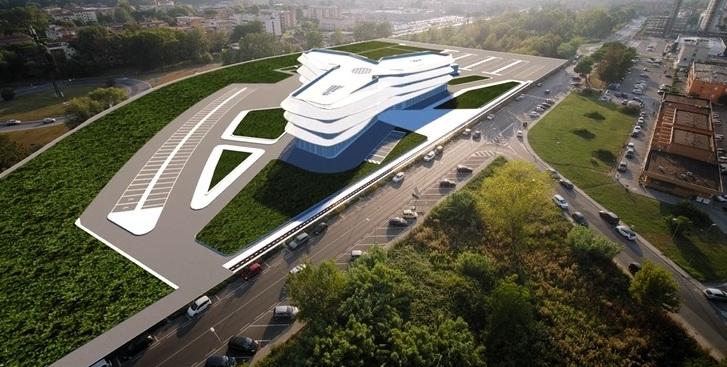 Una simulazione grafica del nuovo ospedale della Stella Maris