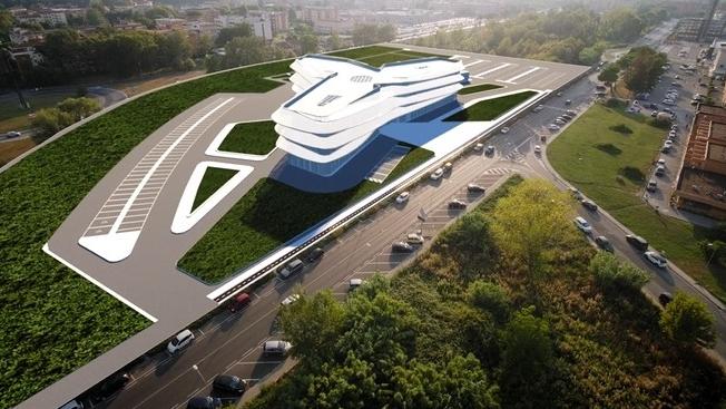 Una simulazione grafica del nuovo ospedale della Stella Maris