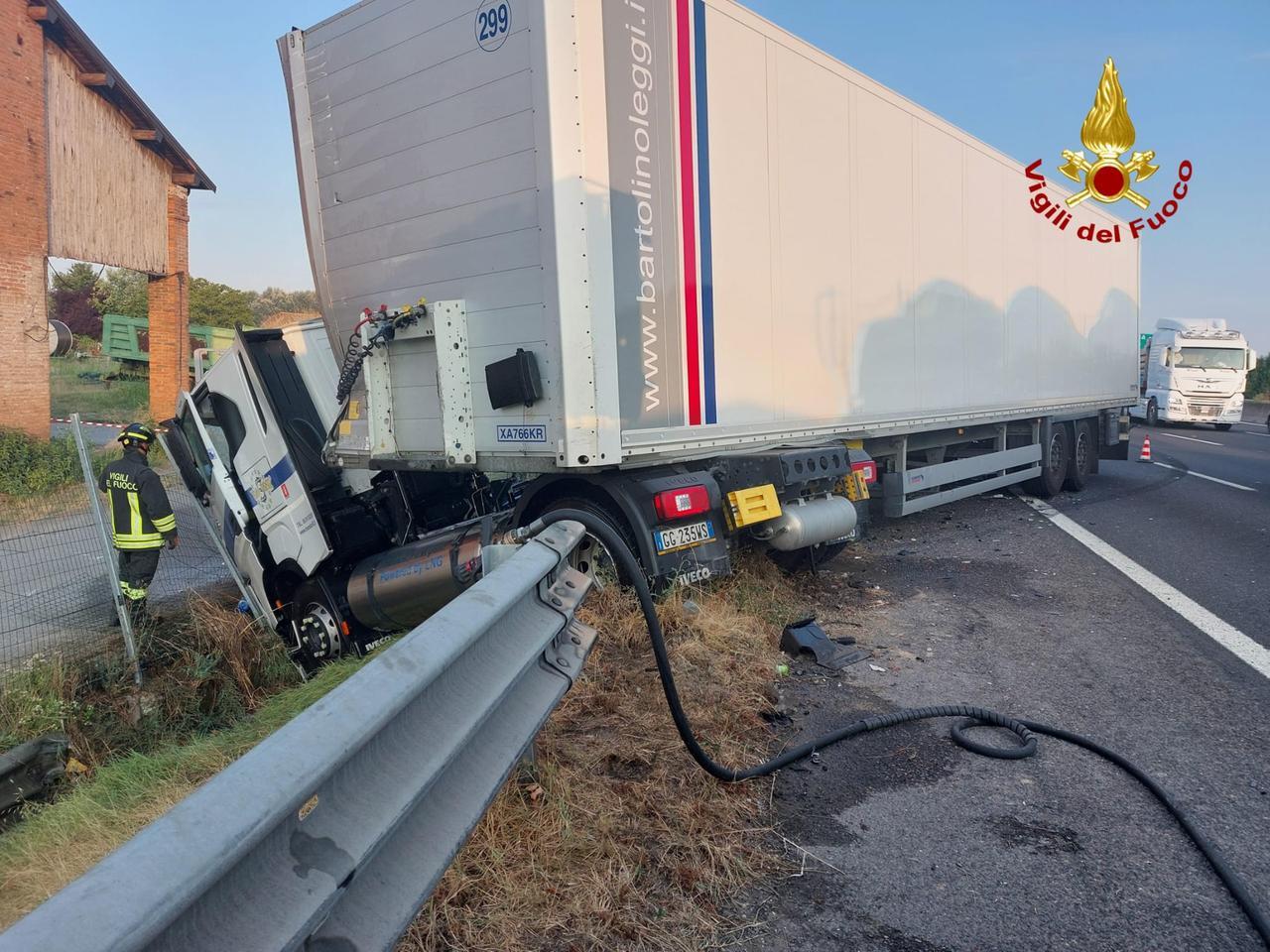 Scontro tra camion sull’A1 all’altezza di Modena: code per dieci chilometri