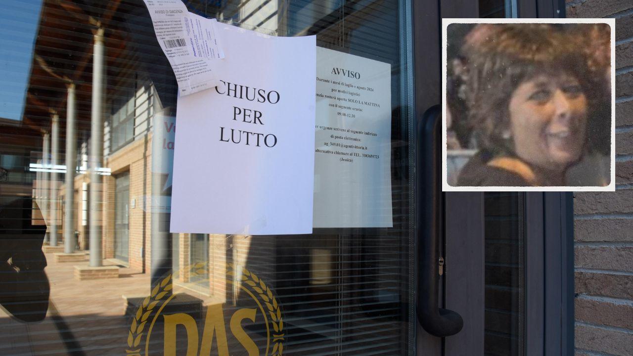 L'agenzia chiusa per lutto e Francesca Brogi