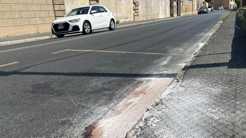 Nella foto l’incidente di via dell’Ardenza (foto Franco Silvi)