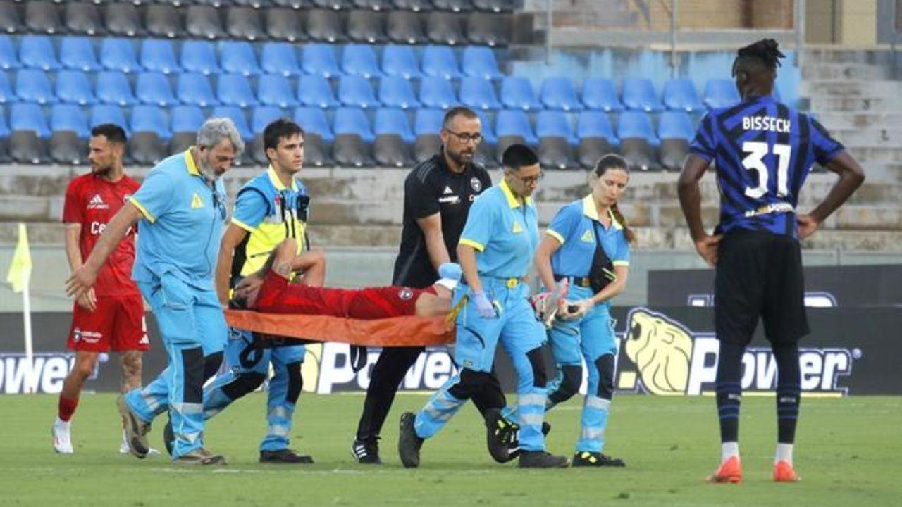 
	L'infortunio di Esteves nell'amichevole contro l'Inter

