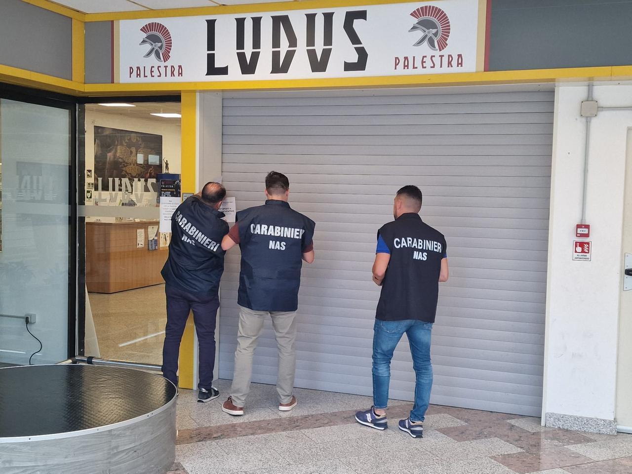 Sassari, blitz dei carabinieri del Nas: sigilli in due palestre cittadine