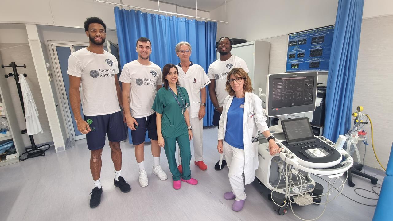Al San Martino di Oristano la Dinamo in campo per prevenire le malattie del cuore