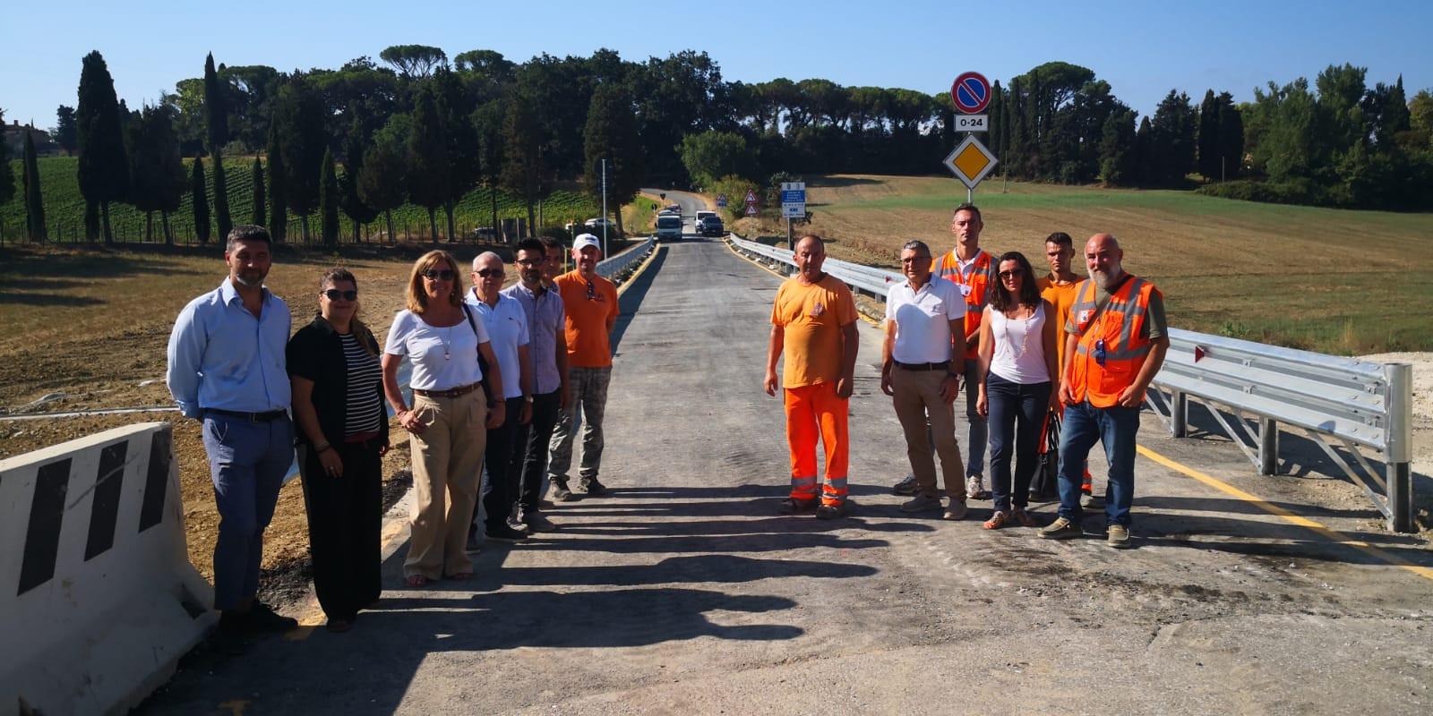 È rinata la “Strada delle Colline” tra Nugola e Collesalvetti: era chiusa al traffico da nove mesi