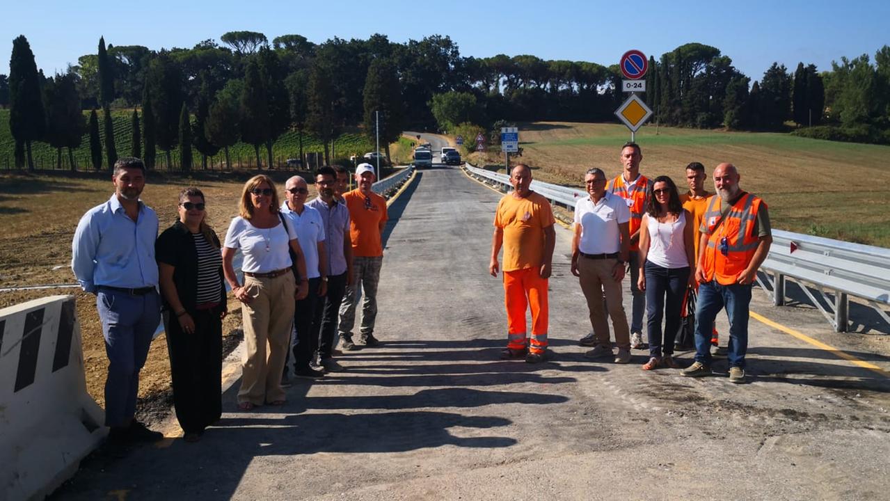 È rinata la “Strada delle Colline” tra Nugola e Collesalvetti: era chiusa al traffico da nove mesi