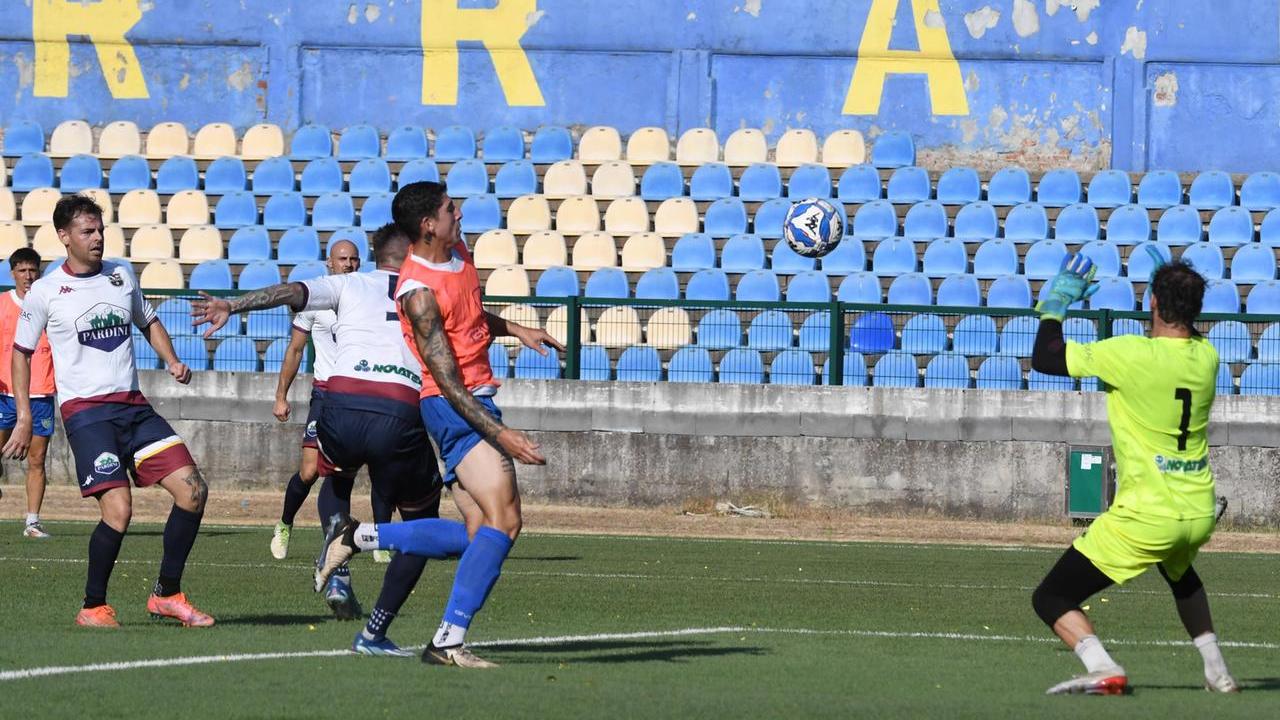 Un'azione del test (foto Cuffaro)