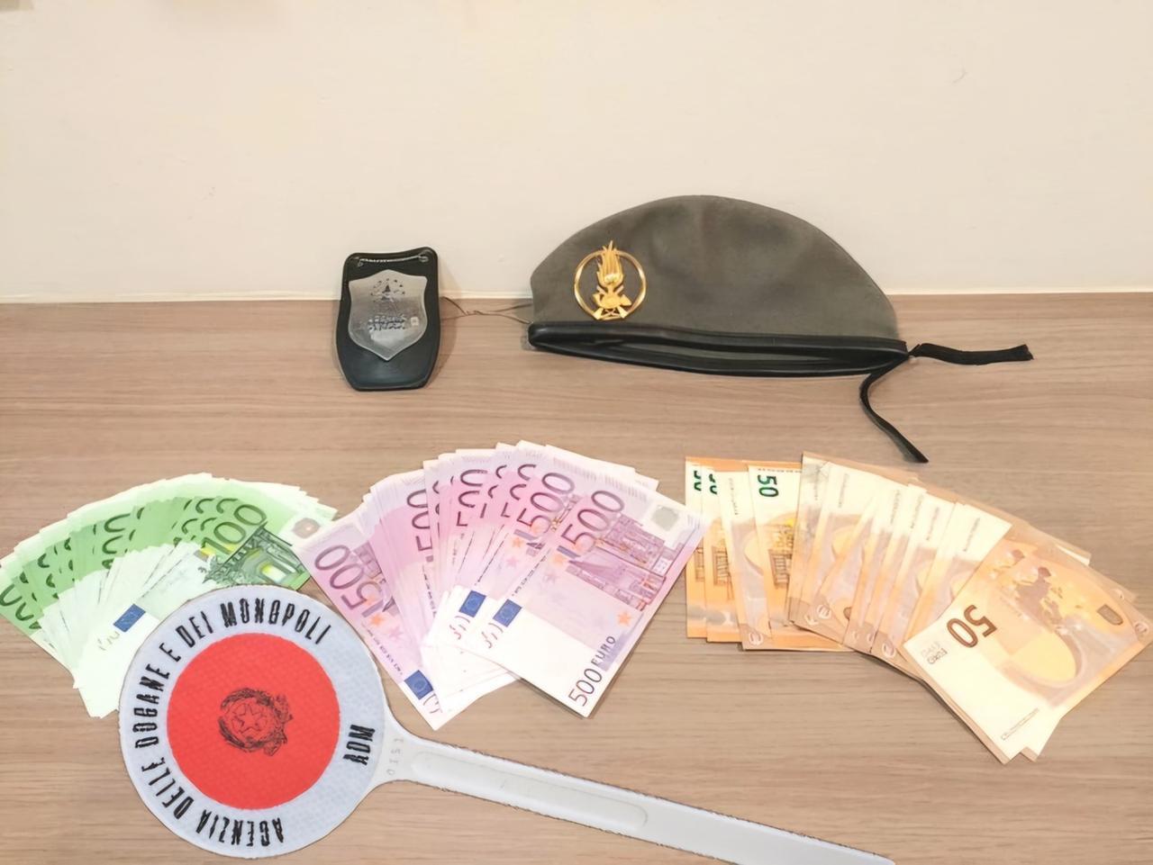 Olbia, denaro non dichiarato per 82mila euro: 4 sanzionati in aeroporto