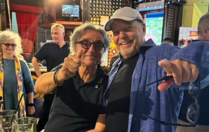 Zocca, visita amarcord di Curreri a Vasco: «Come ai tempi di Punto Radio»