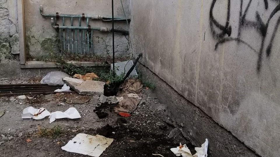 Un angolo dell’area ex Cat
