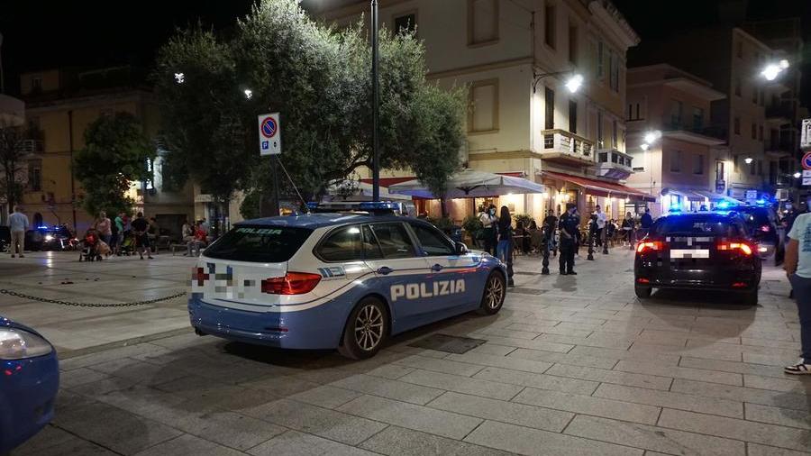Olbia controllo notturno della Polizia nel centro storico
