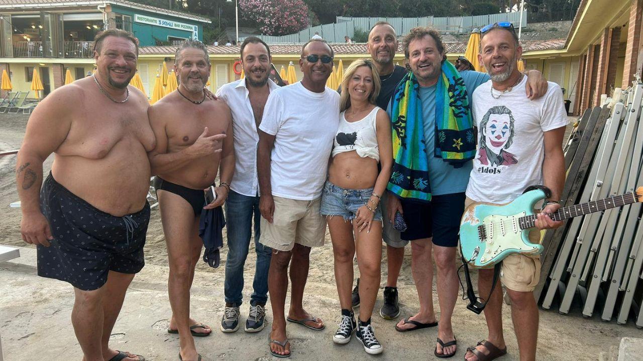 La band pisana con Carlo Conti e Leonardo Pieraccioni