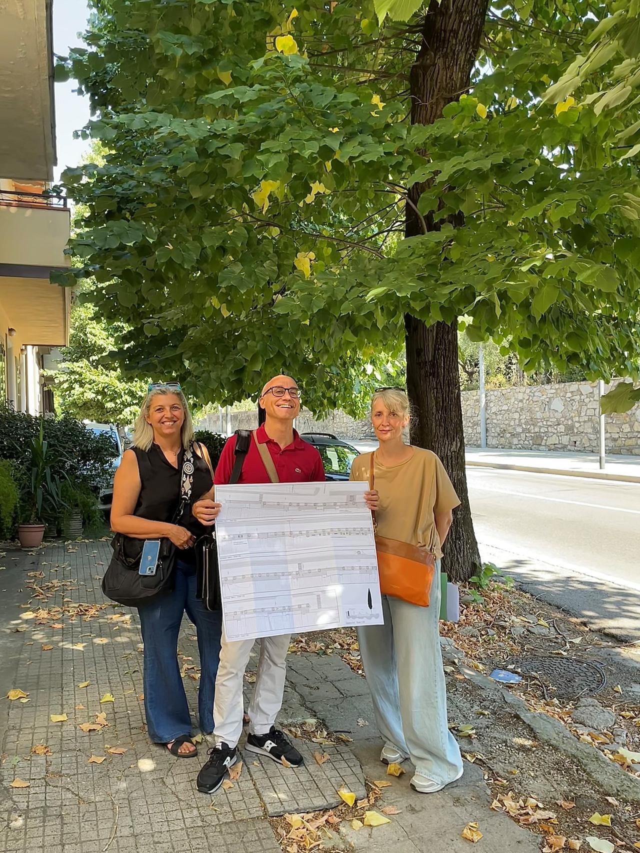 
	Il sopralluogo dell'assessore Marco Sapia in via Firenze

