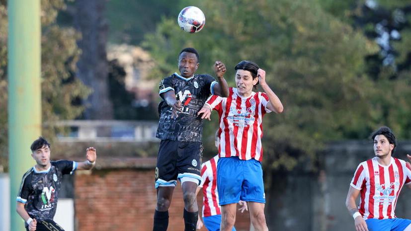 Una partita del Ponte Buggianese durante lo scorso campionato (foto Nucci)
