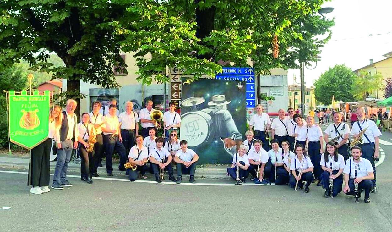  I 150 anni della Banda di Felina sullo schermo al Parco Pineta